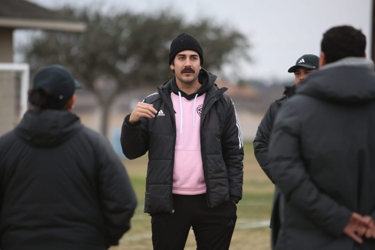 Sting Corpus Christi Club Director Michael Stewart at ETA Clinic